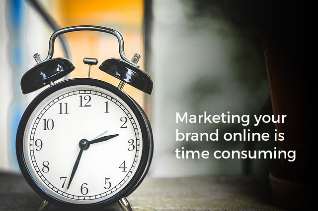online marketing is time consuming